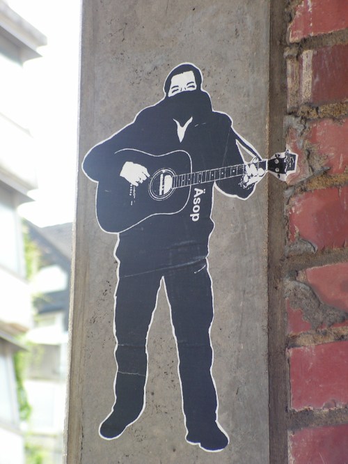 Paste-Up auf der Brabanter Straße