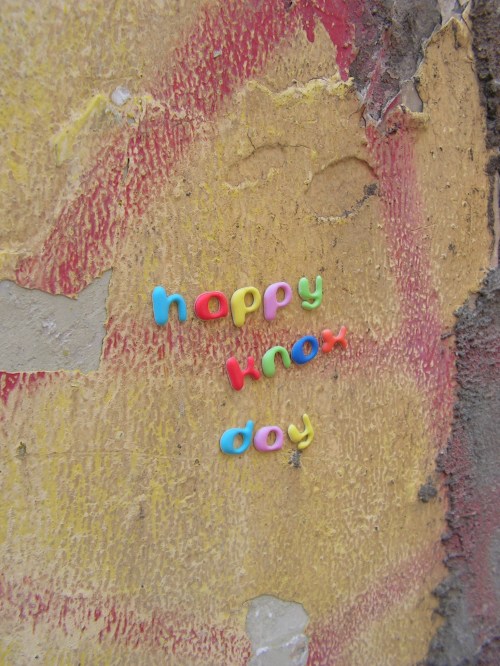 Sticker auf der Körner Straße