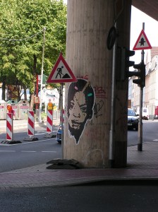 Paste-Up auf der Subbelrather Straße