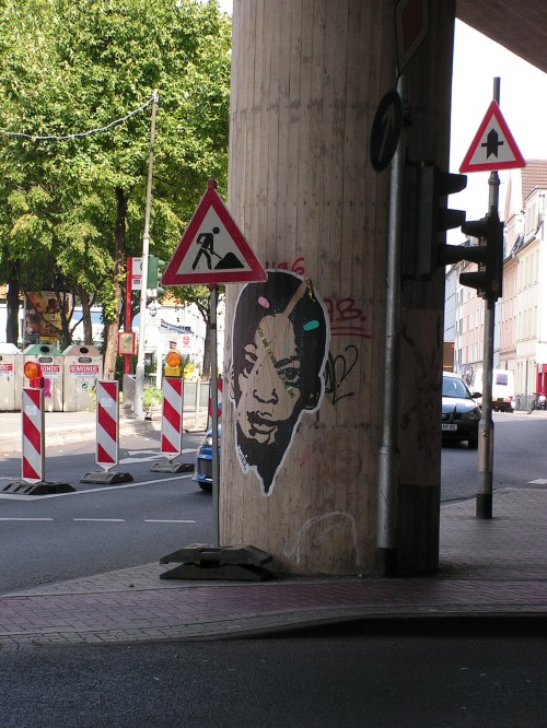Paste-Up auf der Subbelrather Straße
