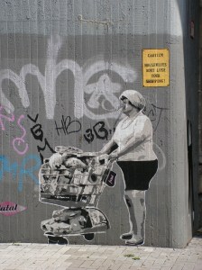 Paste-Up auf dem Hansaring