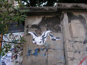 Paste-Up auf der Gladbacher Straße