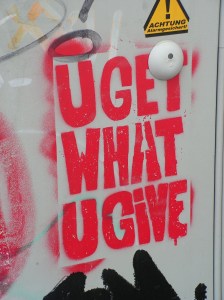 Stencil auf der Vogelsanger Straße