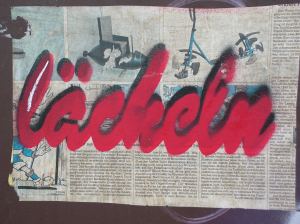 Paste-Up auf der Vogelsanger Straße