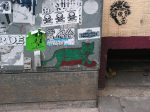 Sticker auf der Melchiorstraße (Köln)