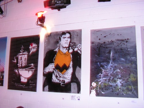 "WRONG SUIT CLARK!" Stencil by L.E.T. (Zakk/Düsseldorf)